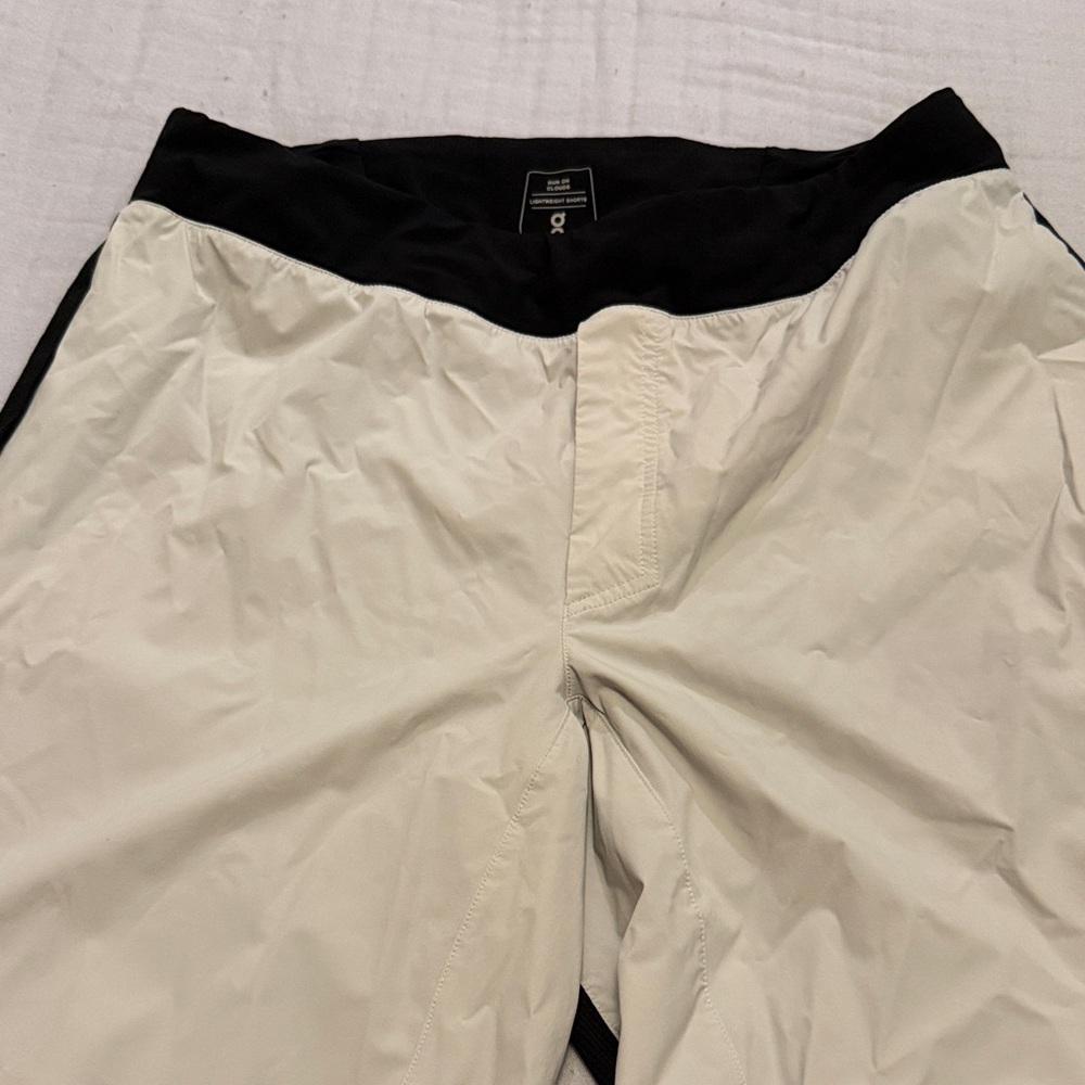 On Running Men's Athletic Shorts - Black and White